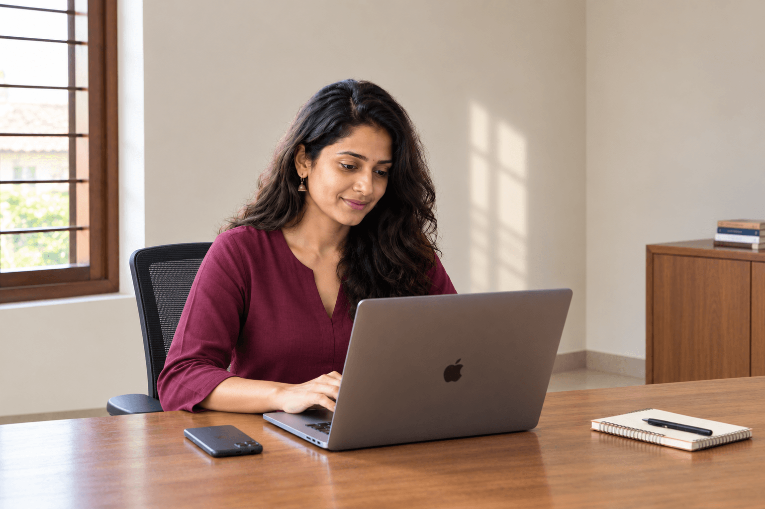 A NexSara professional managing their service business