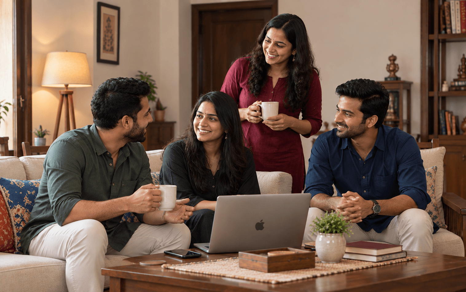 Customers and professionals building a connected local community